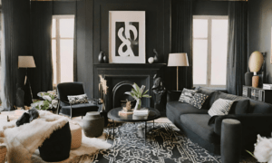 Black Home Interior