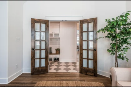 Double Interior Door Home